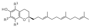 Tocotrienols Tocopherols